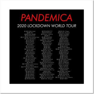 Pandemica - 2020 Lockdown World Tour Posters and Art